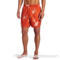 Quiksilver Waterman Men's Get Reel Volley Swim Trunk Red Orange B007E9QDBA